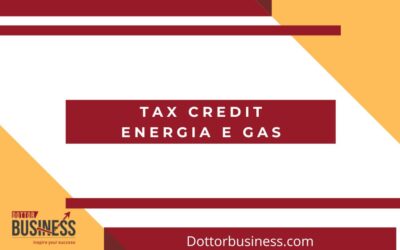 Tax credit energia e gas.